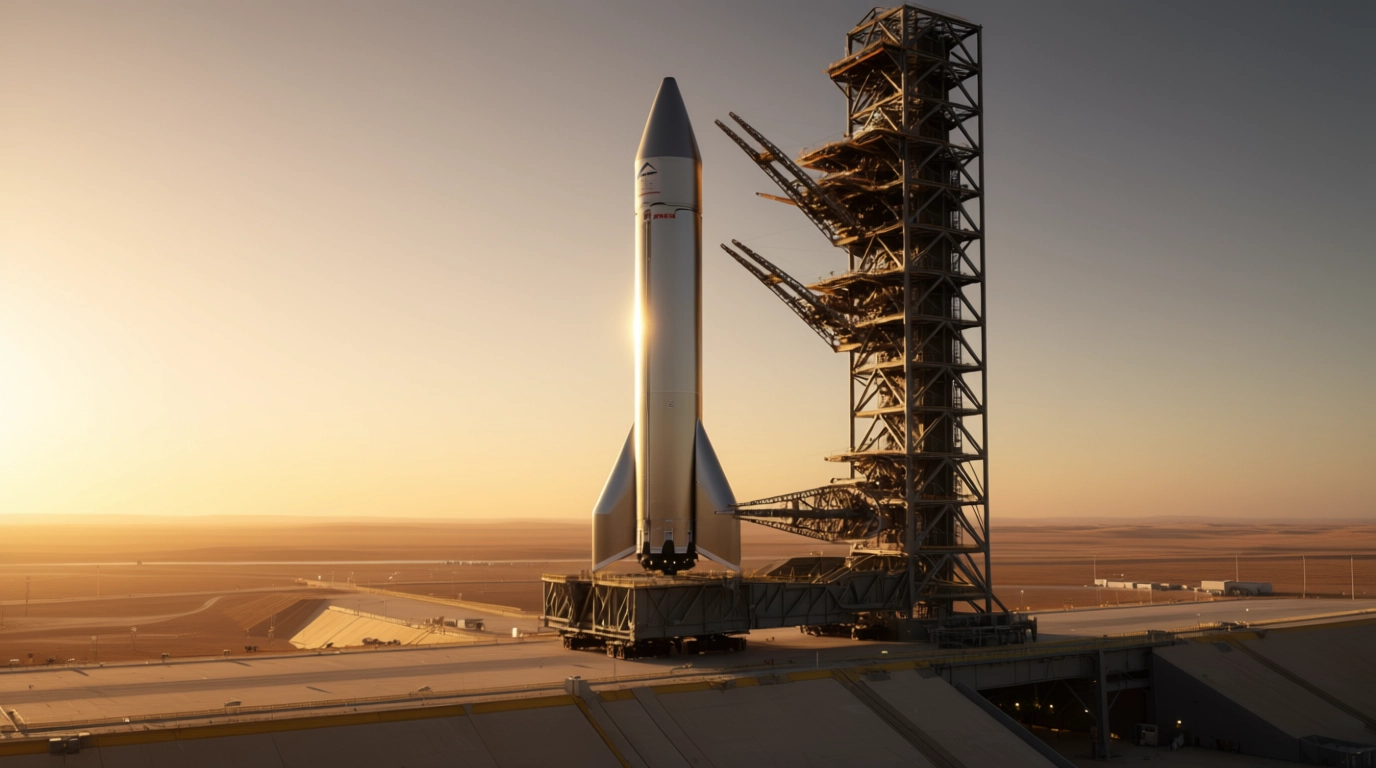 Spacex Starship Launch Pad 2025, 4k, wallpaper, desktop, 1376x768